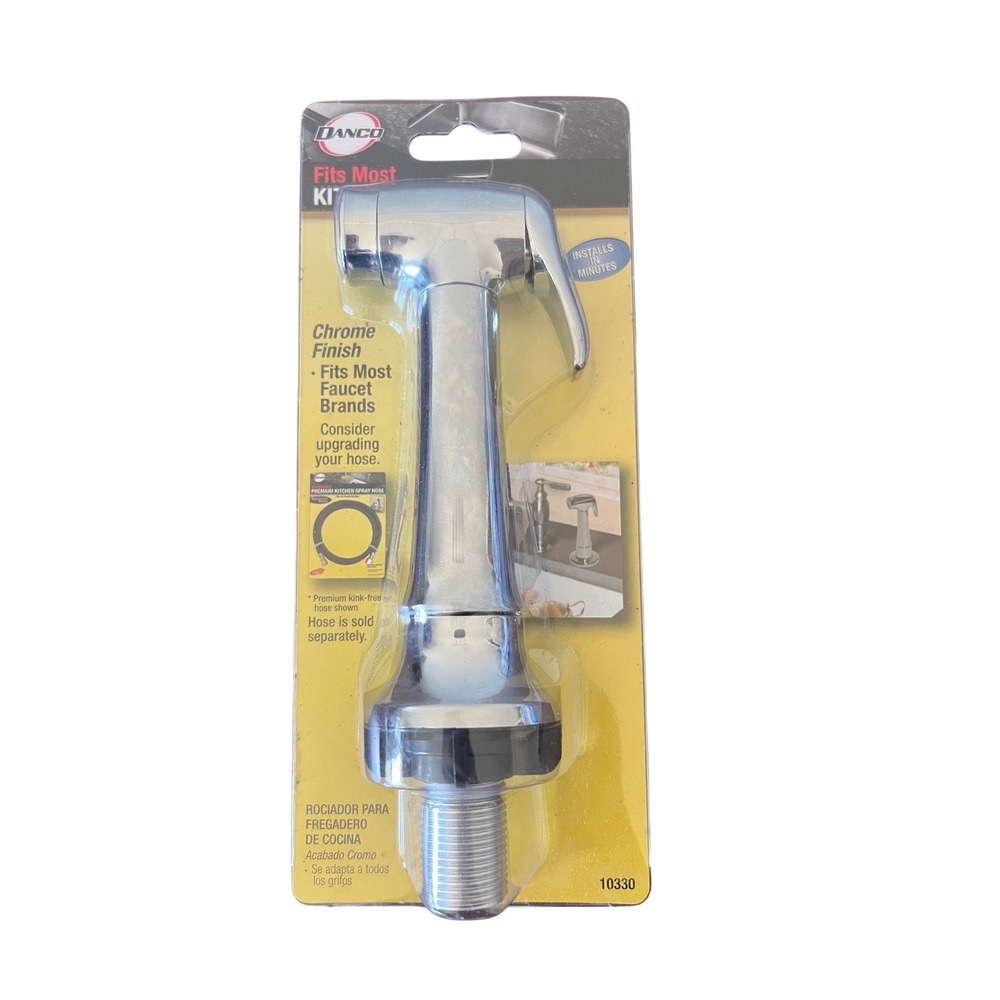Danco 10330 Kitchen Side Sprayer Chrome Finish Fits Most Faucet Brands Universal